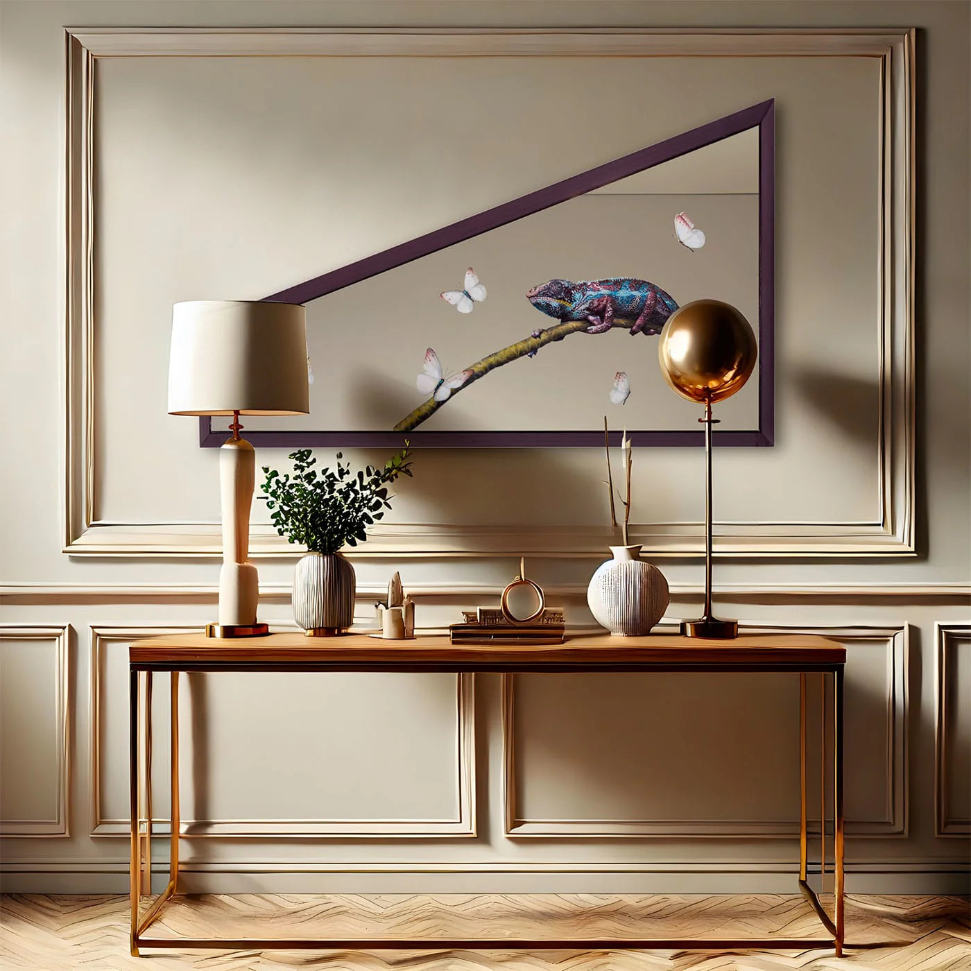 Sussurri Sfumati - Oil Painting on Mirror