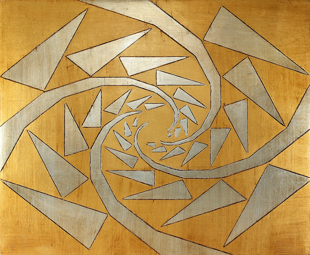 Attrazione Spezzata - Incised Wood Panel