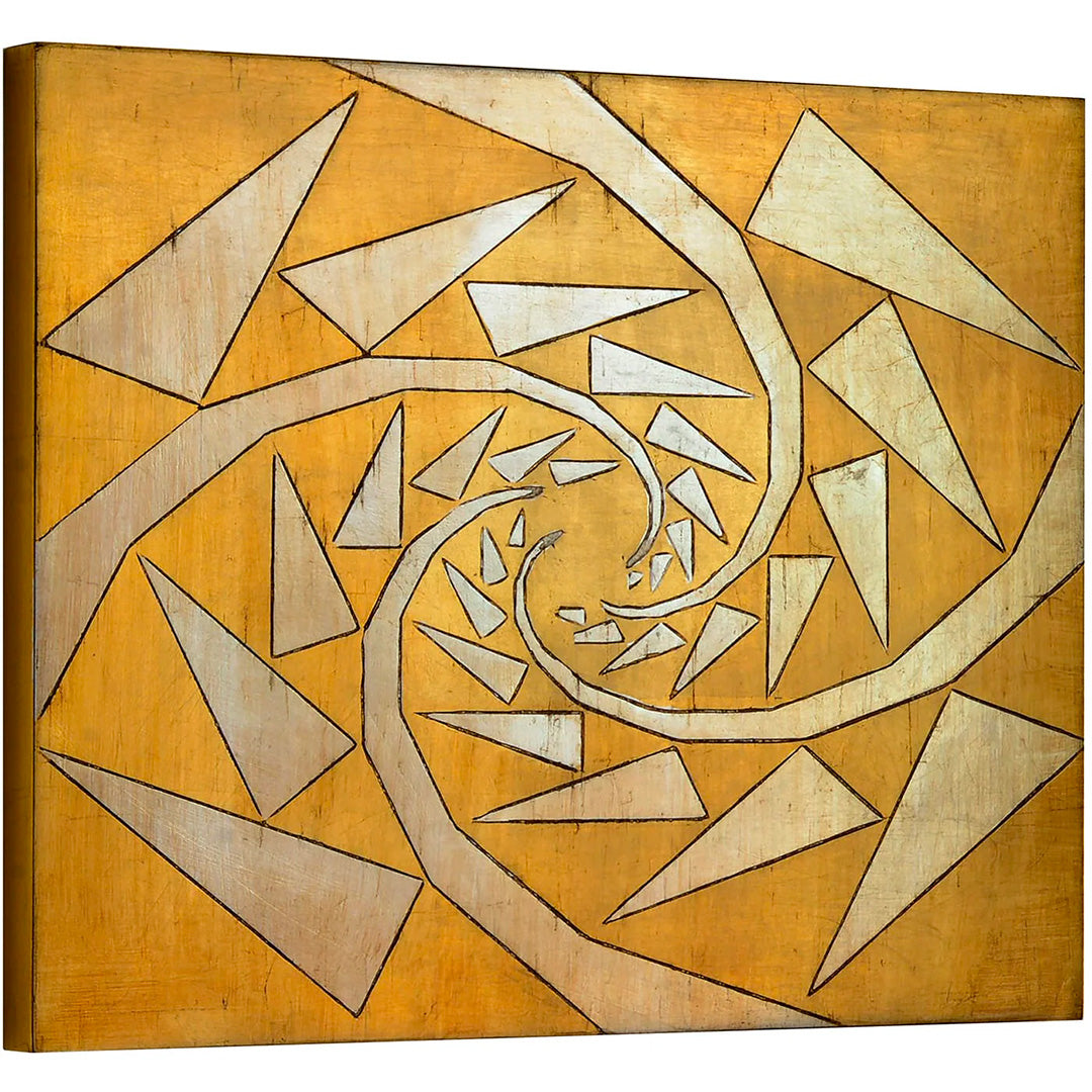 Attrazione Spezzata - Incised Wood Panel