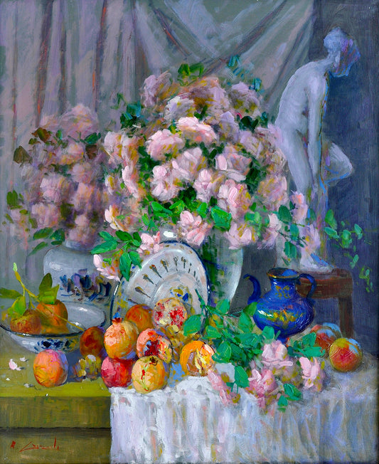 Composizione con Statua