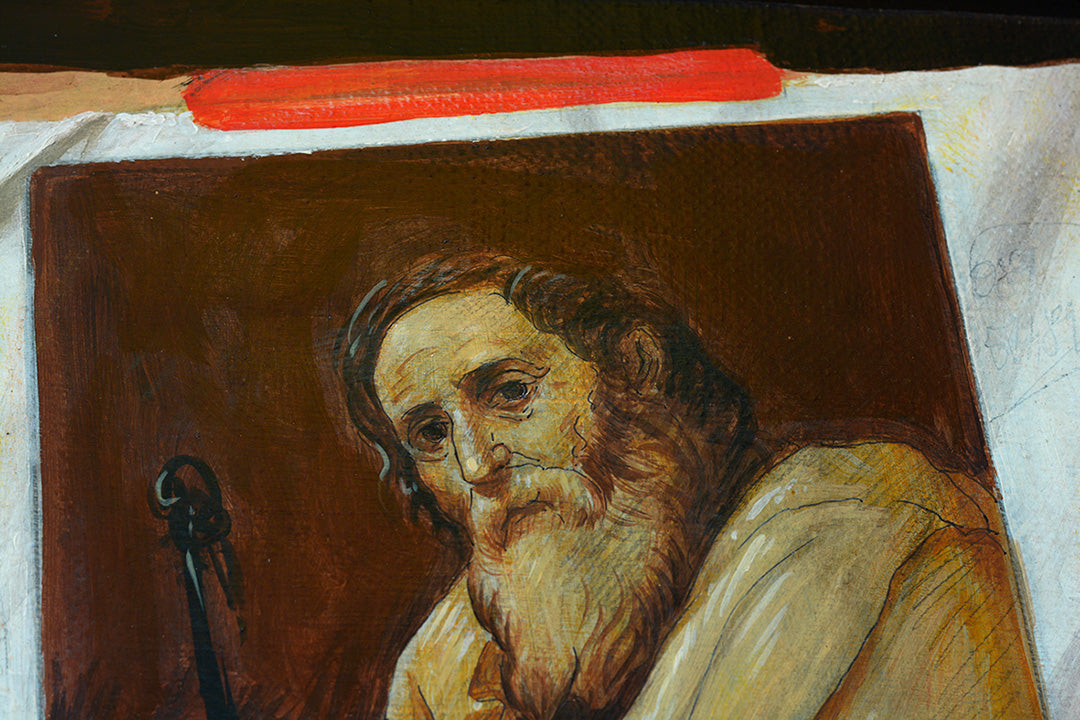 La Lezione Di Chimica - Mixed Media on Canvas