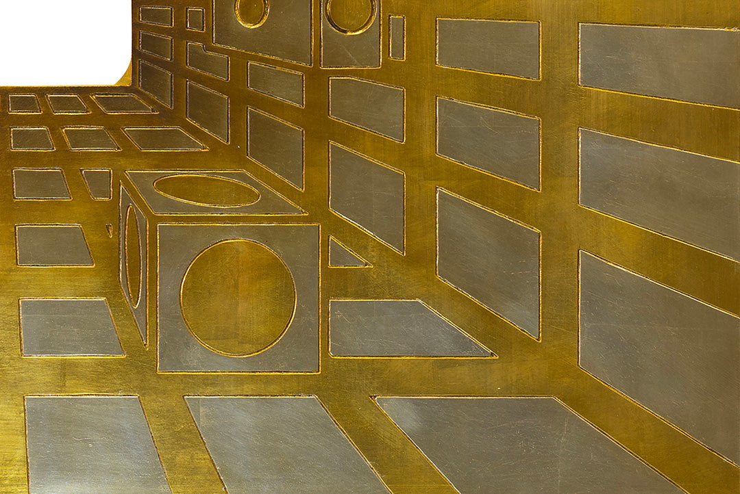 Luce Lucis - Incised Wood Panel