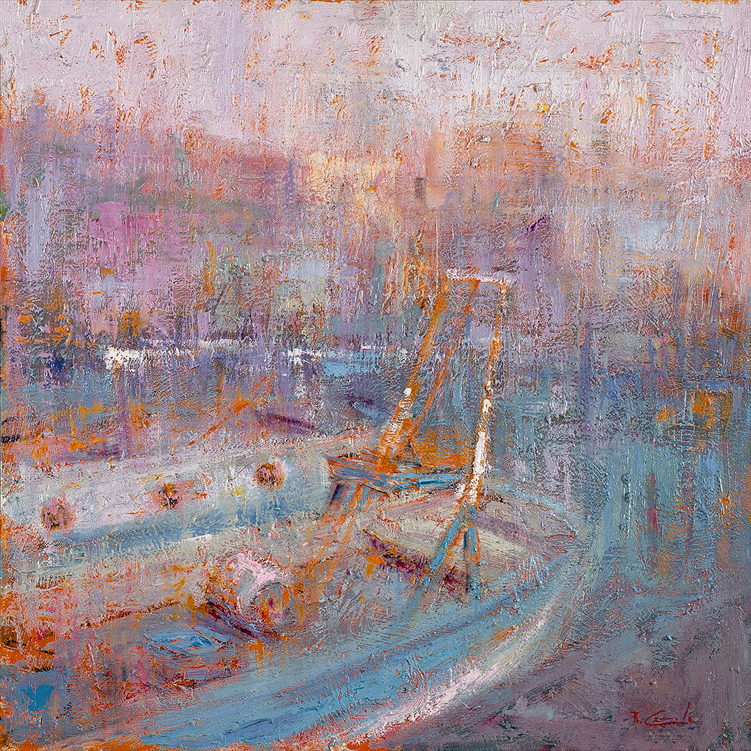 Mattina al Mare - Oil Painting on Canvas