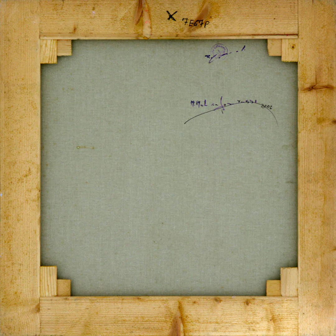 Natura Morta con Fiori Rossi - Oil Painting on Canvas