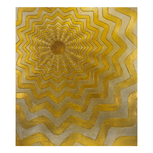 Sole Nero - Incised Wood Panel