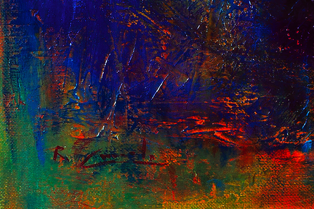 Verdi Vibrazioni - Oil Painting on Canvas