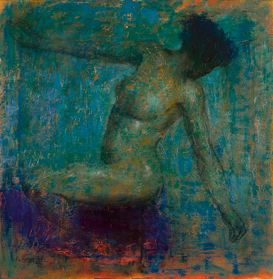 Verdi Vibrazioni - Oil Painting on Canvas