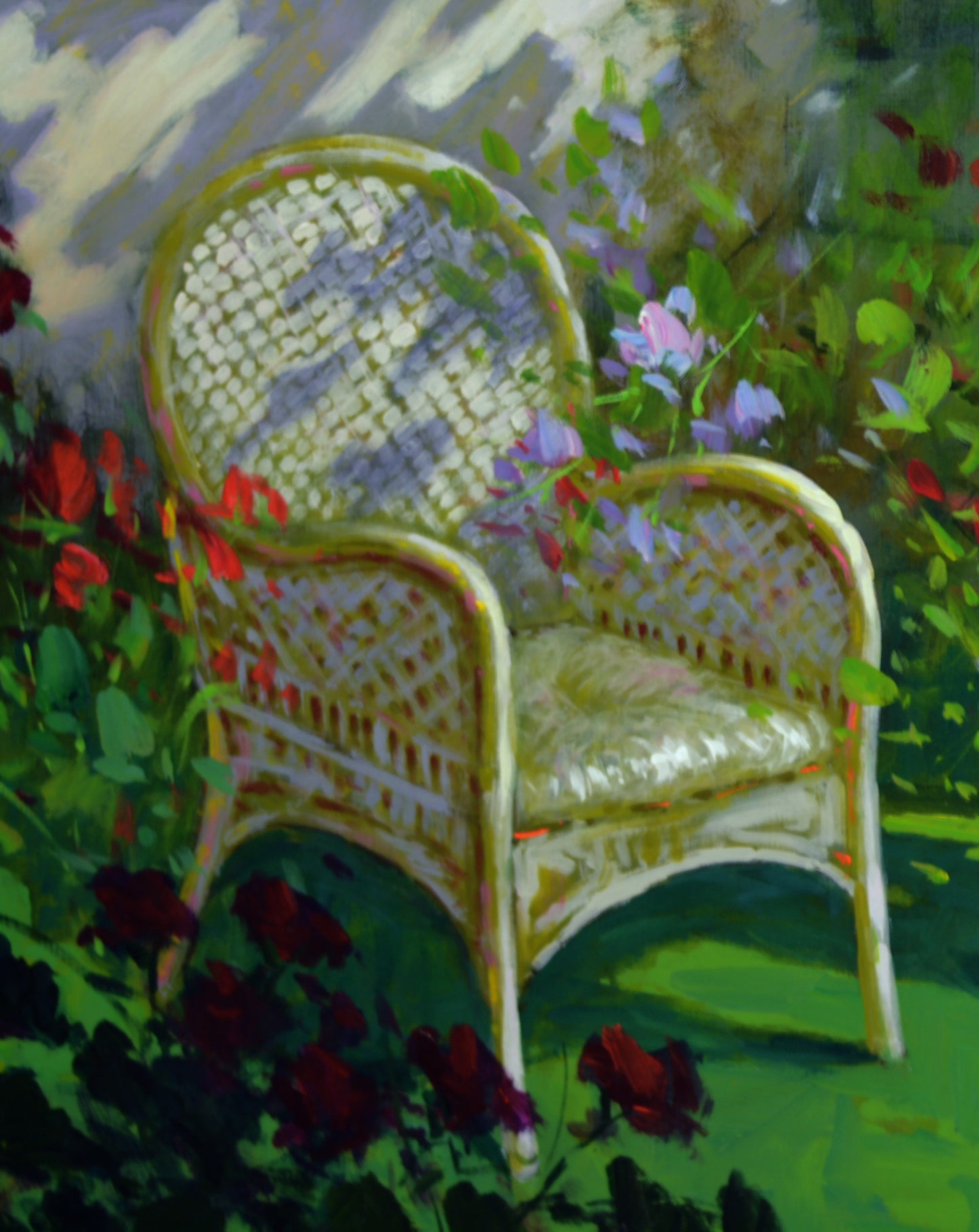 In Giardino - Oil Painting by Renato Criscuolo - CAST Caiafa Arte Studio