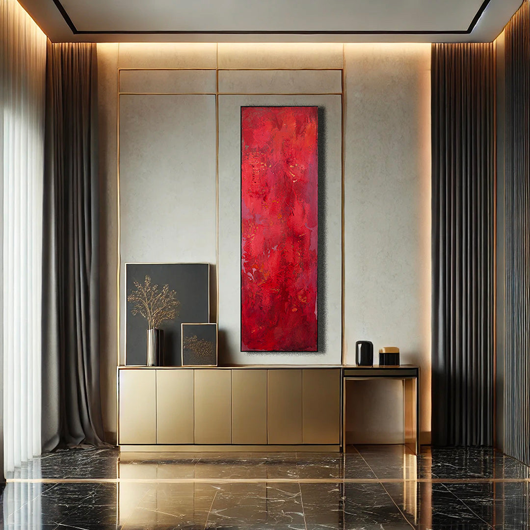 Ascensione di Fuoco - Lacquered Wooden Strip