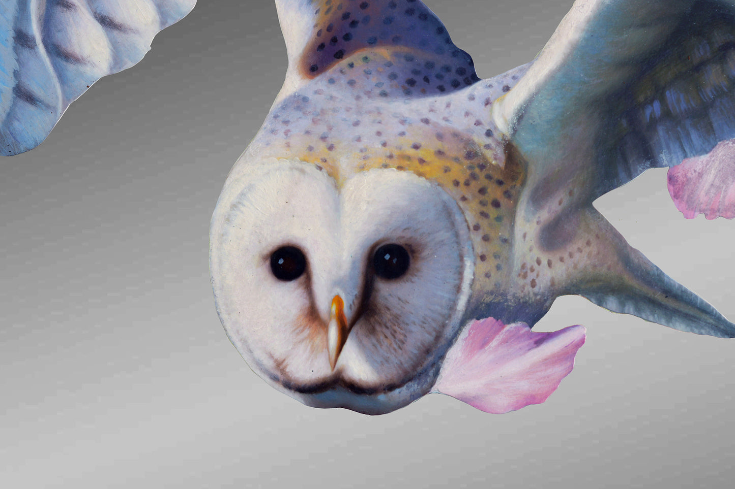 Volo Etereo - Oil Painting on Mirror