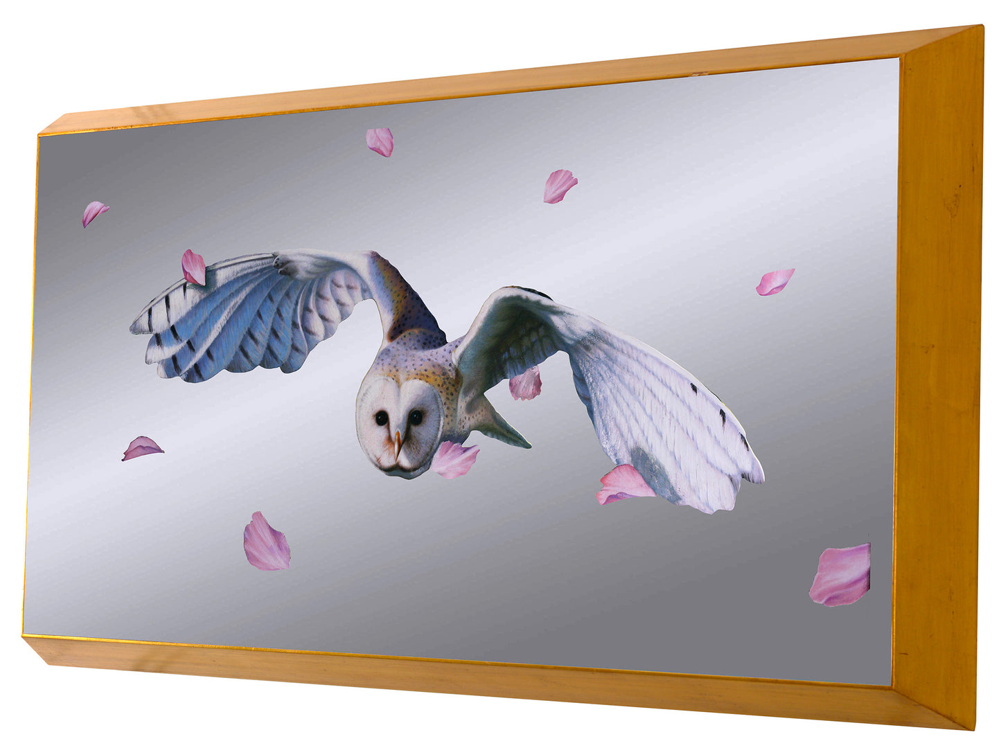 Volo Etereo - Oil Painting on Mirror