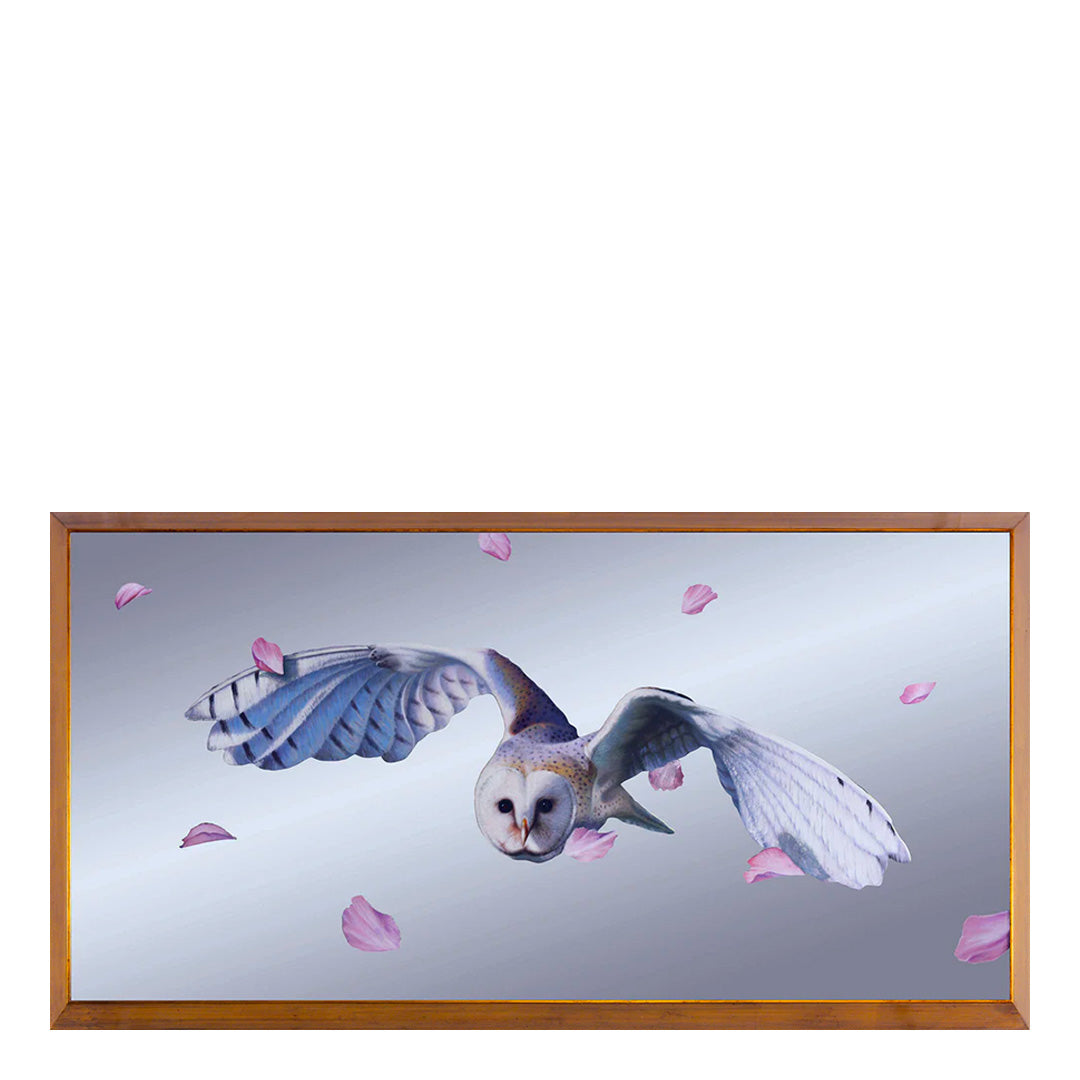 Volo Etereo - Oil Painting on Mirror