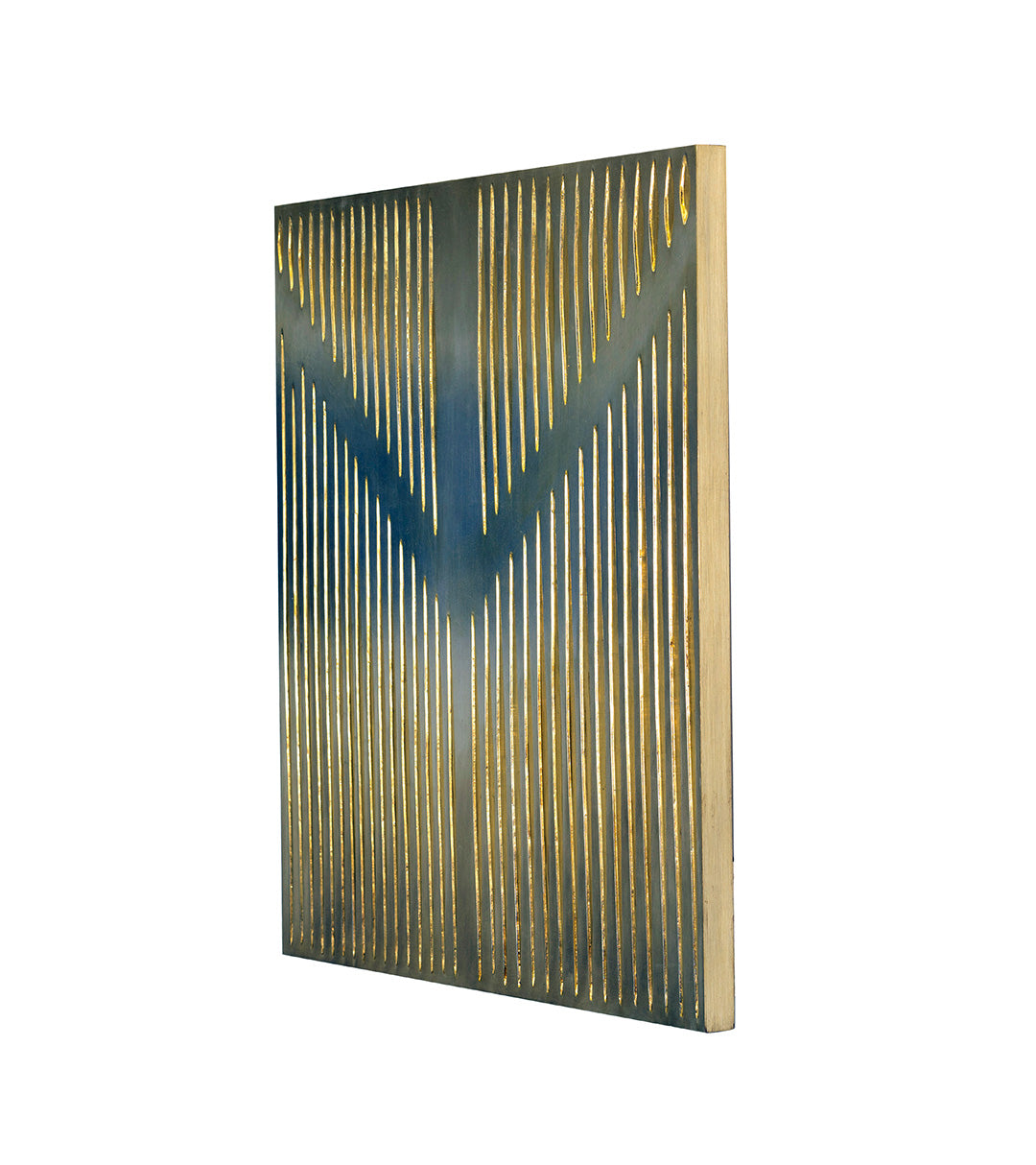 Algiz - Incised Wood Panel