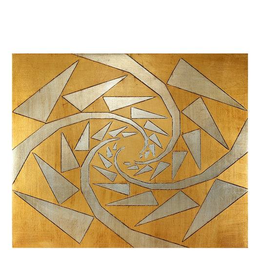 Attrazione Spezzata - Incised Wood Panel