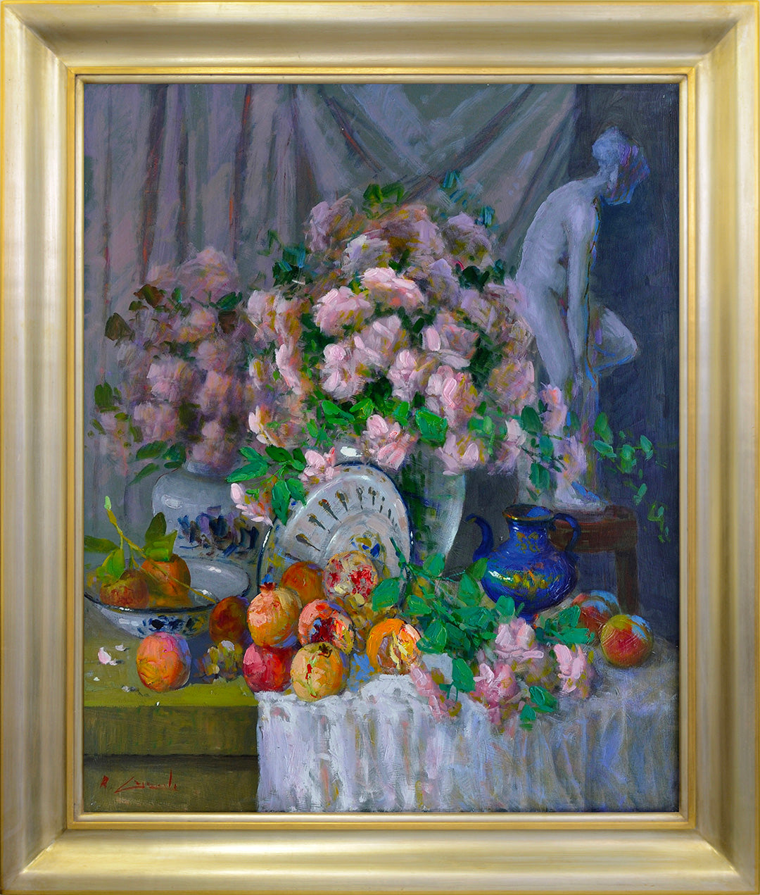 Composizione con Statua