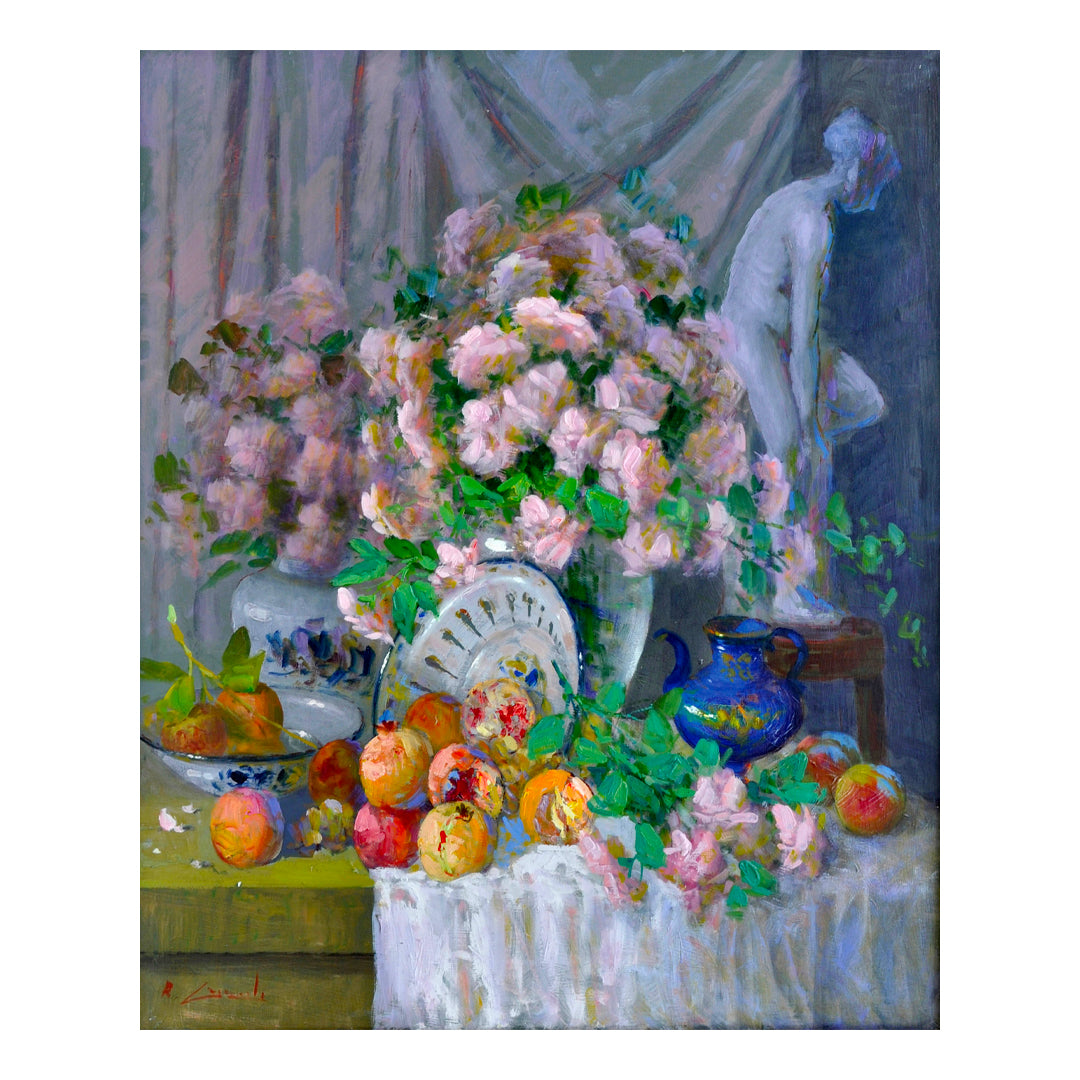 Composizione con Statua