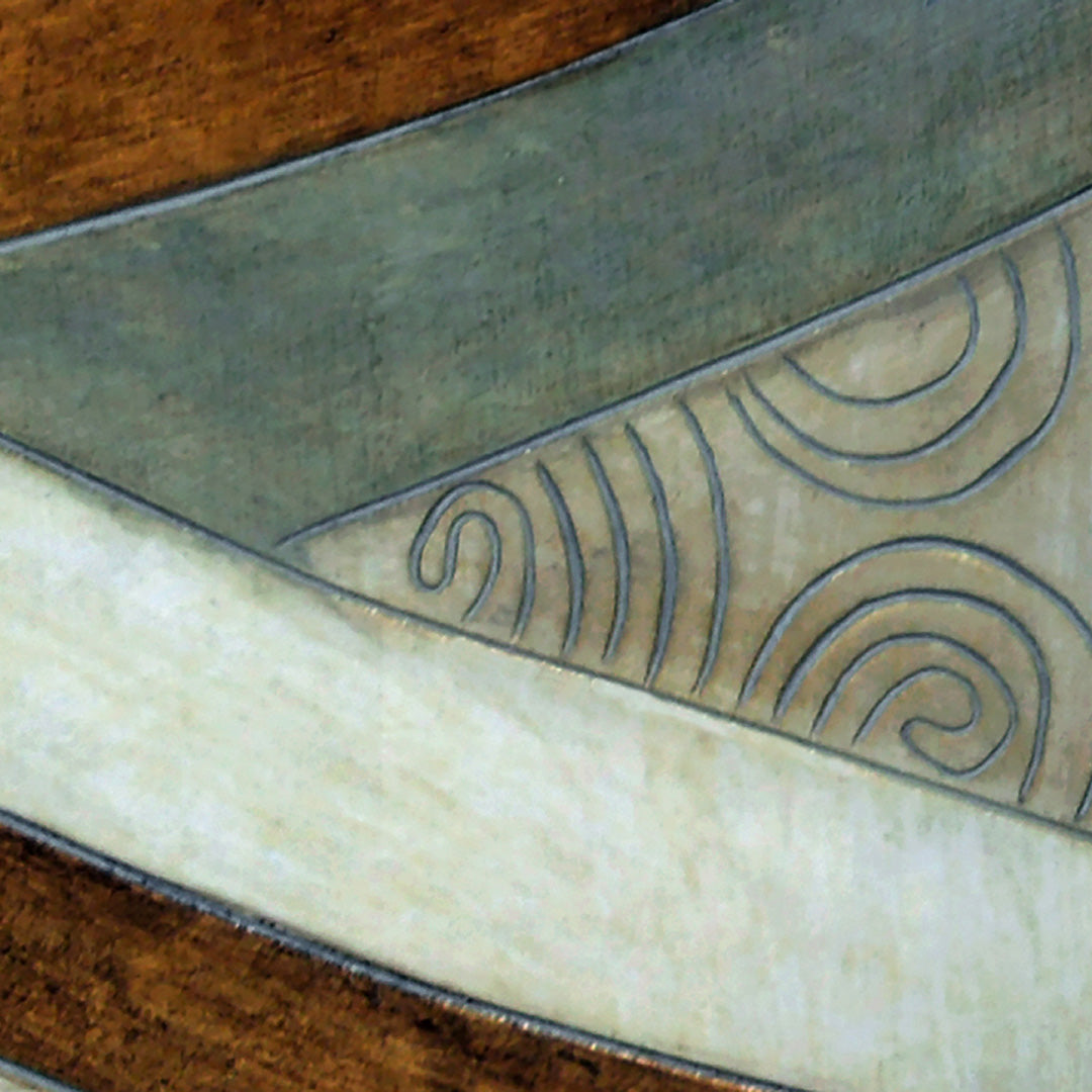 Gradazioni - Incised Wood Panel