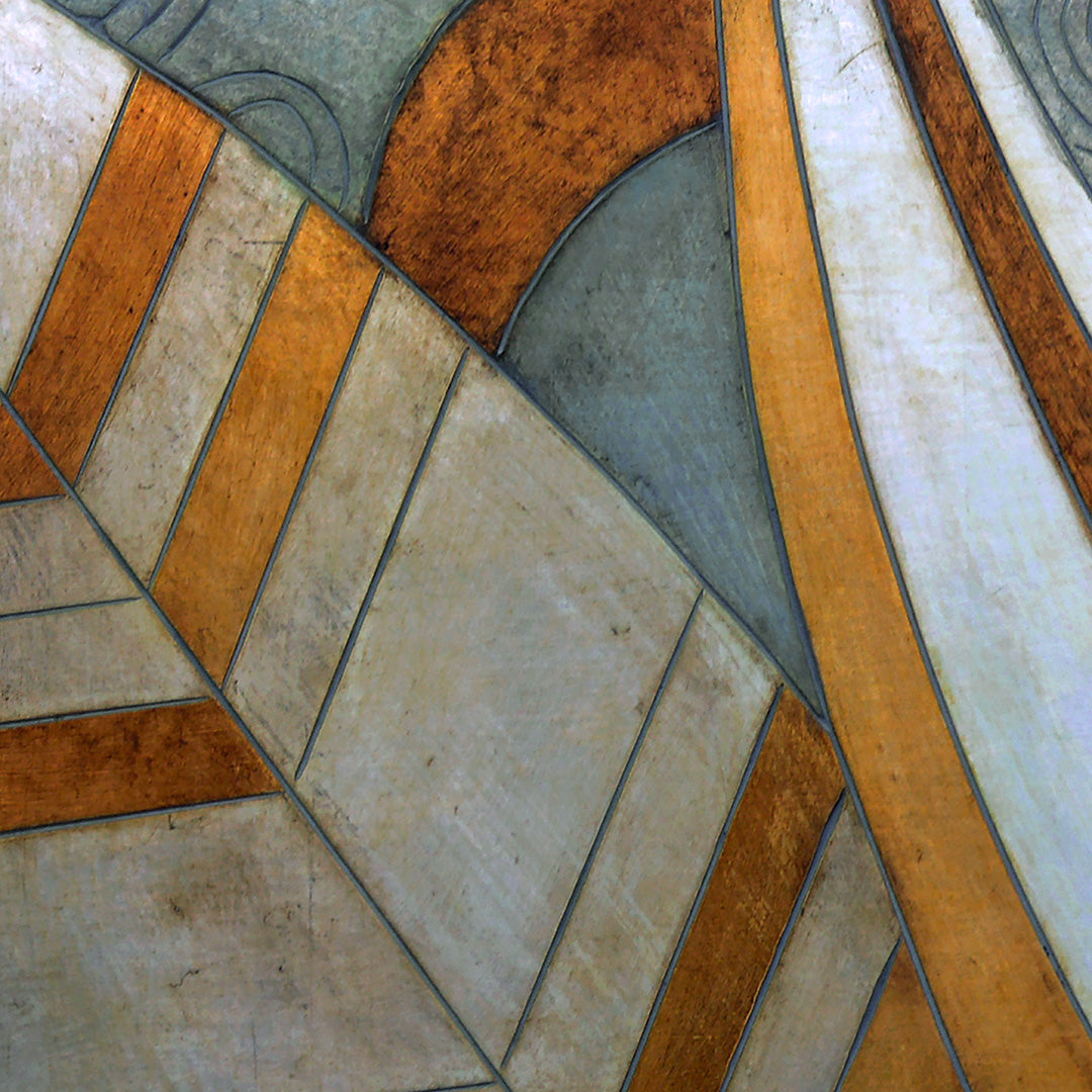 Gradazioni - Incised Wood Panel