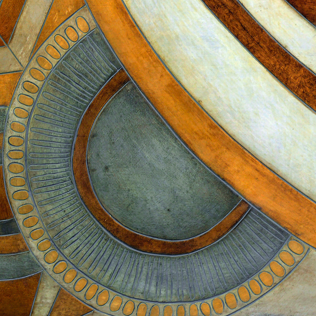 Gradazioni - Incised Wood Panel