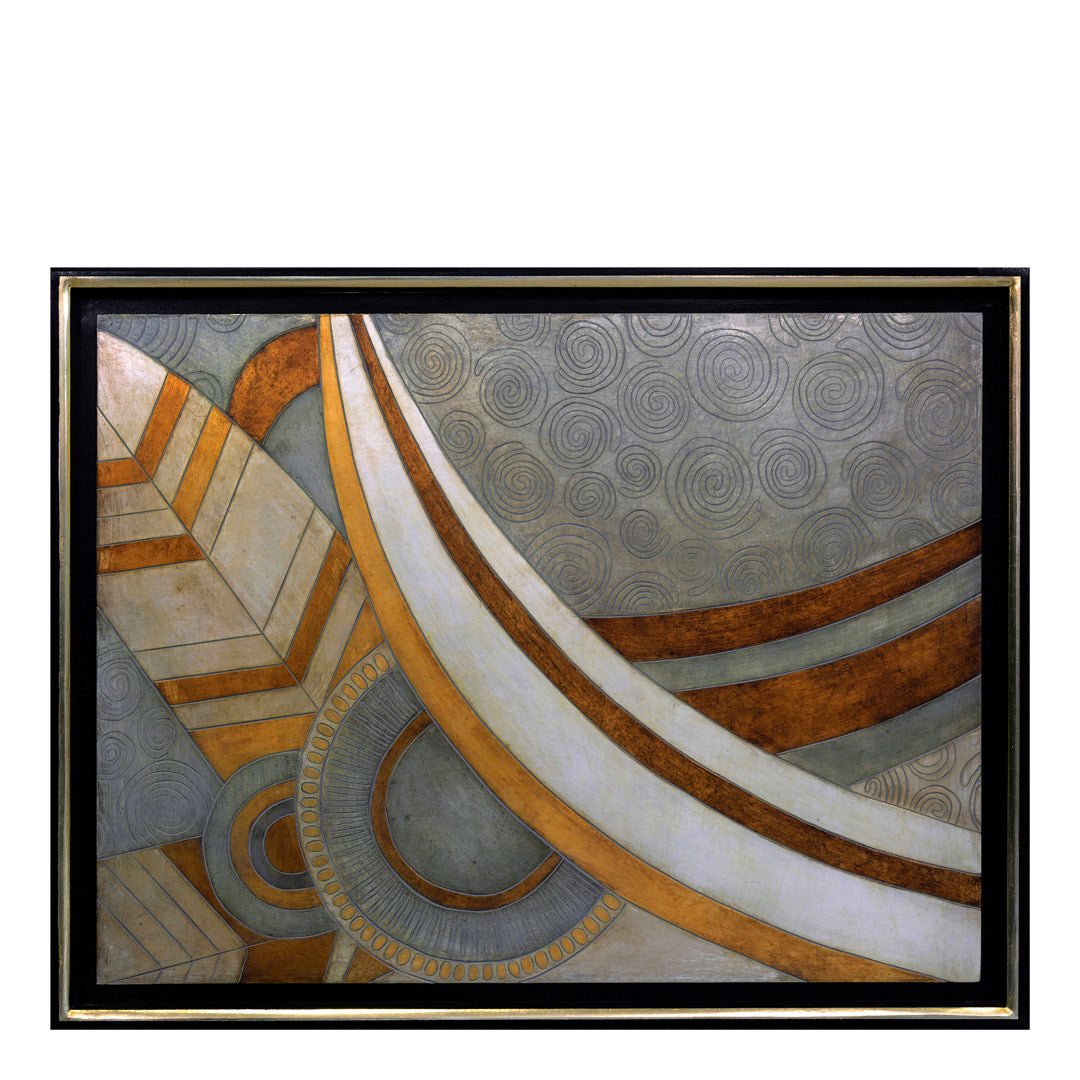 Gradazioni - Incised Wood Panel