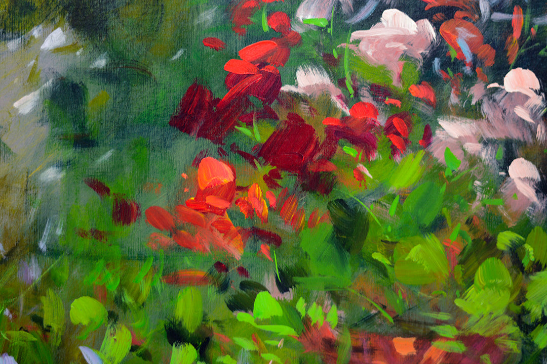 In Giardino - Oil Painting on Canvas