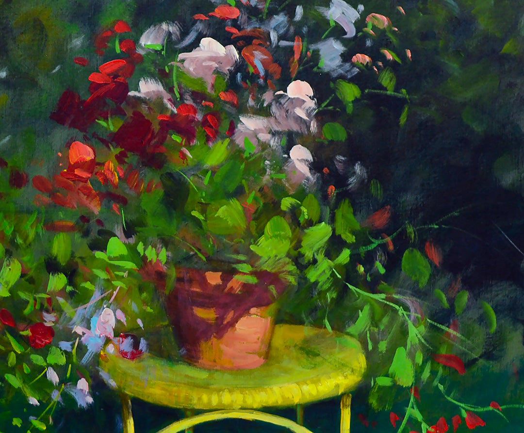 In Giardino - Oil Painting on Canvas
