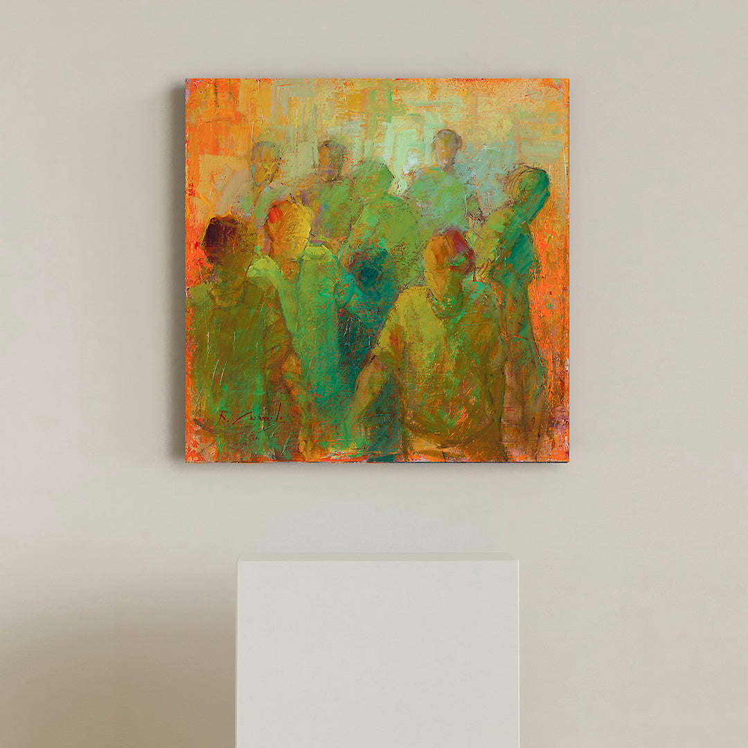 In Strada - Oil Painting on Canvas