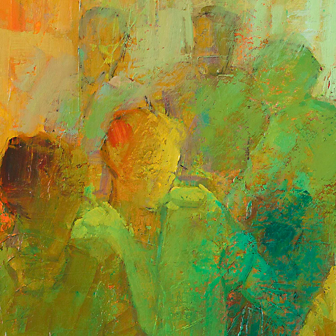 In Strada - Oil Painting on Canvas