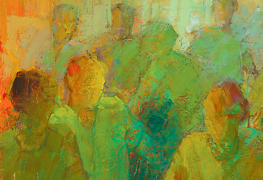 In Strada - Oil Painting on Canvas