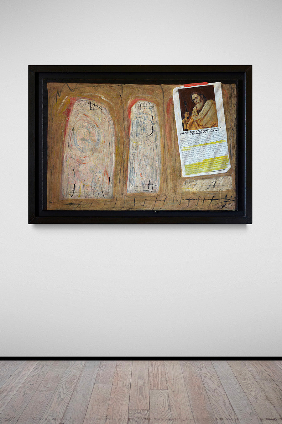 La Lezione Di Chimica - Mixed Media on Canvas