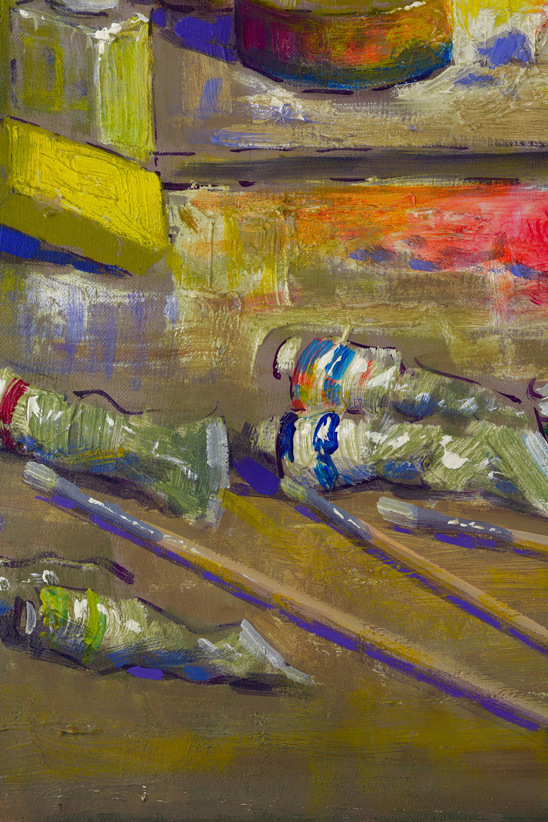 La Tavolozza - Oil Painting on Canvas