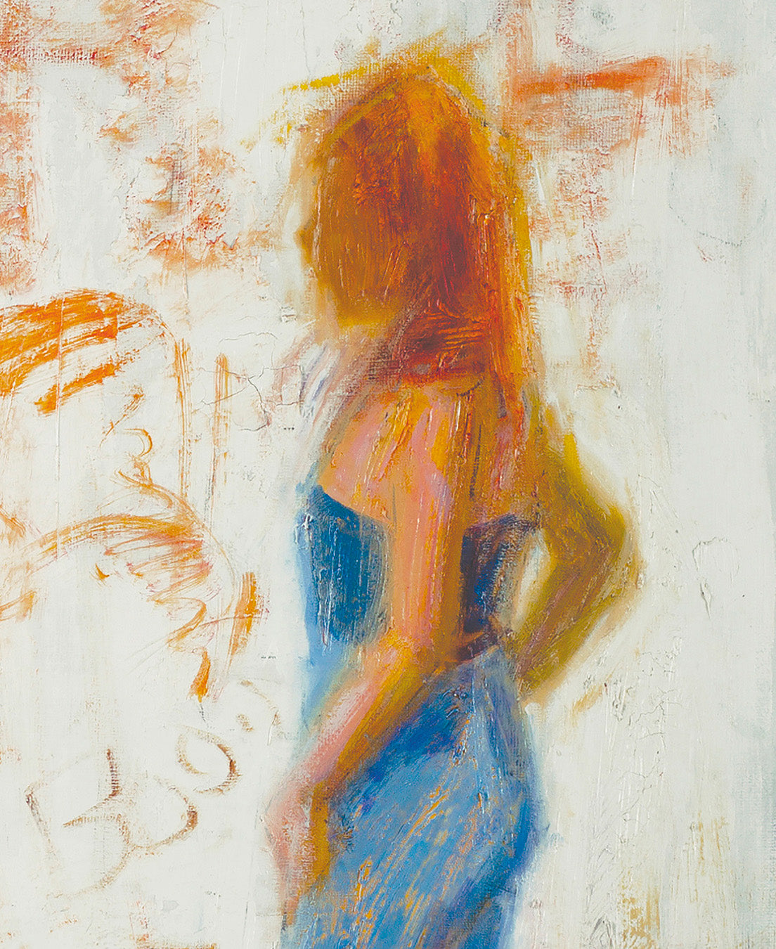 Le Due Amiche - Oil Painting on Canvas