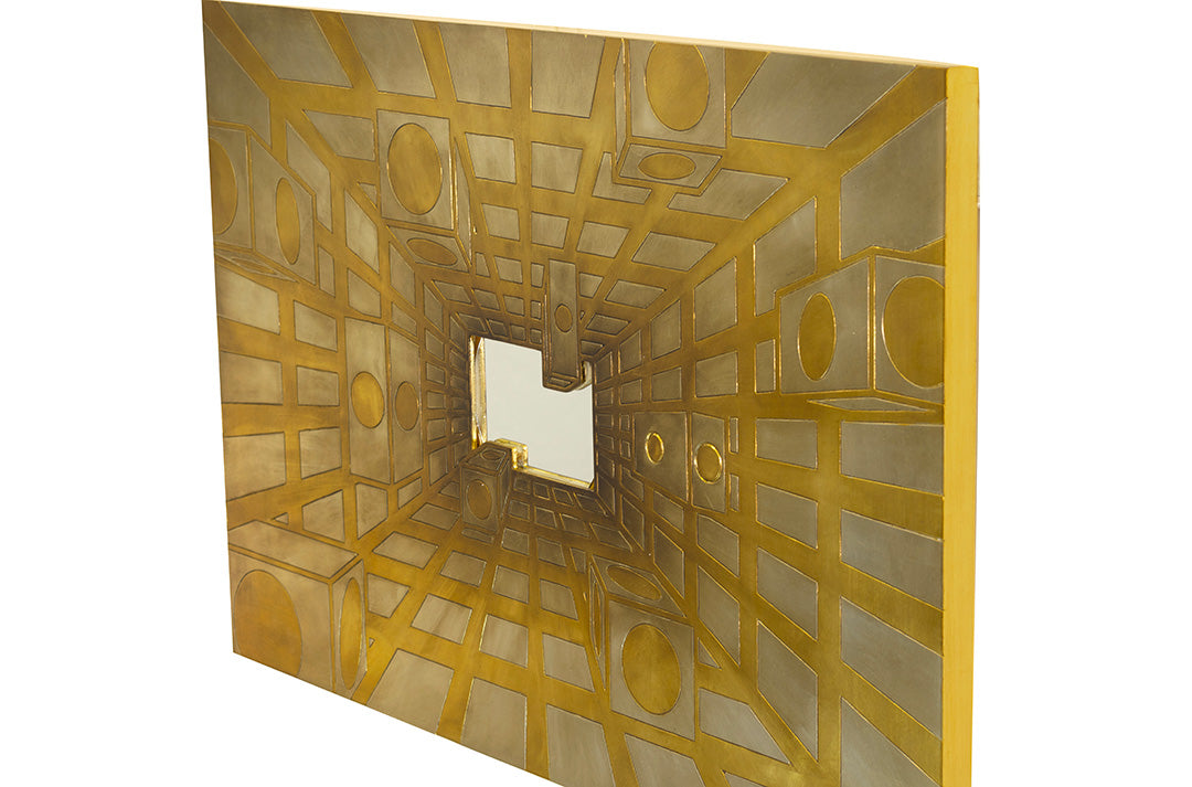 Luce Lucis - Incised Wood Panel