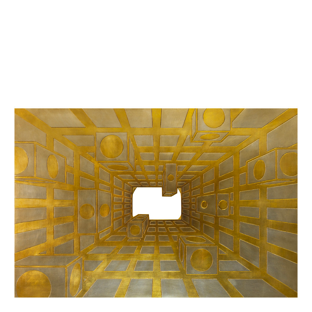 Luce Lucis - Incised Wood Panel