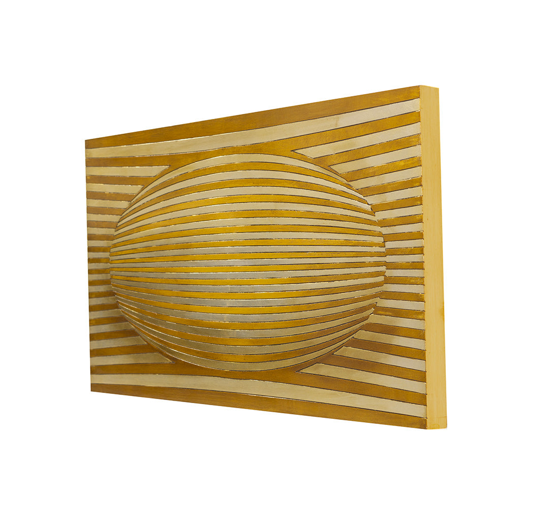 Midnight - Incised Wood Panel