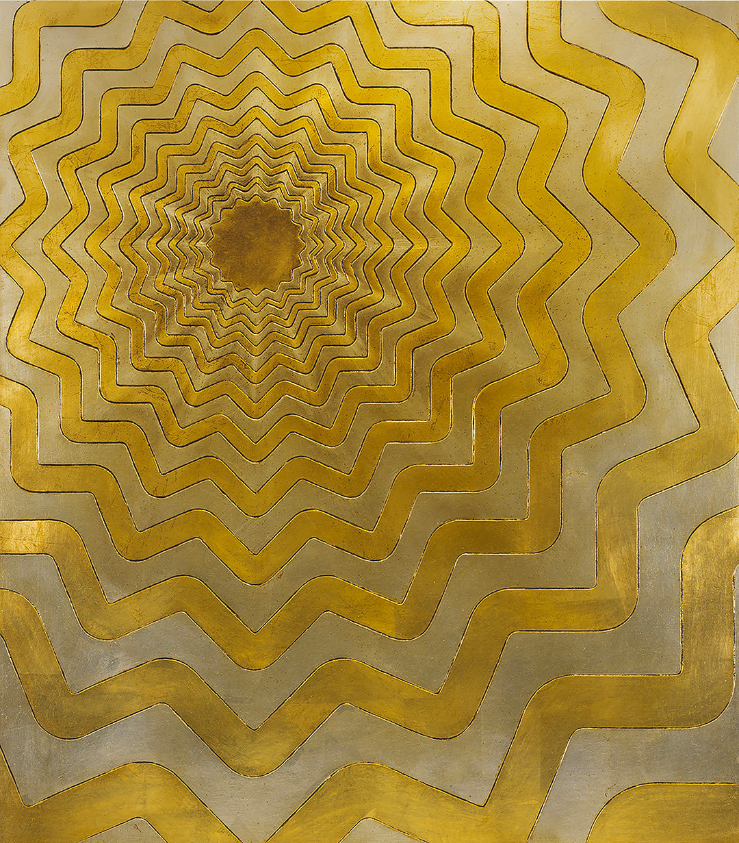 Sole Nero - Incised Wood Panel