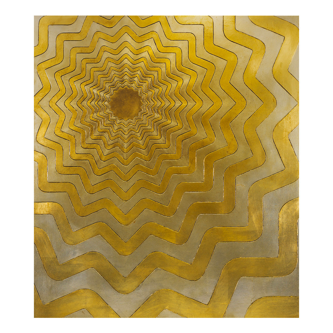 Sole Nero - Incised Wood Panel