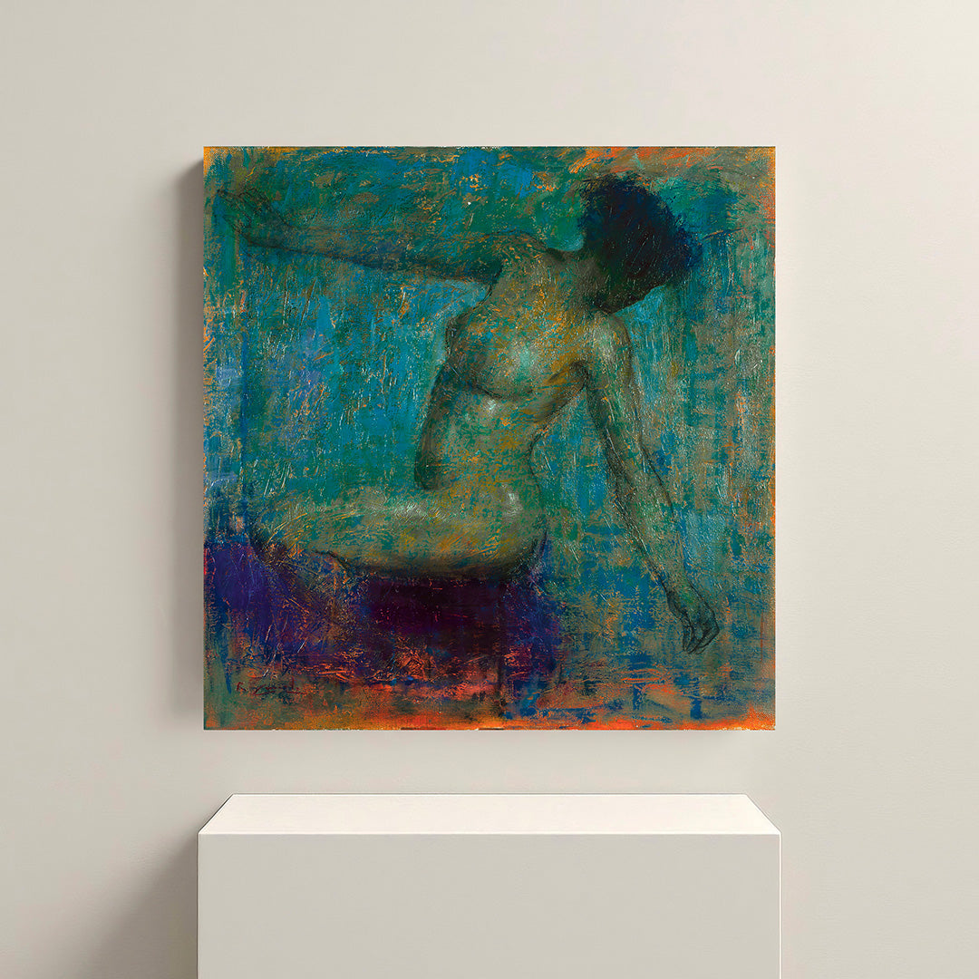 Verdi Vibrazioni - Oil Painting on Canvas