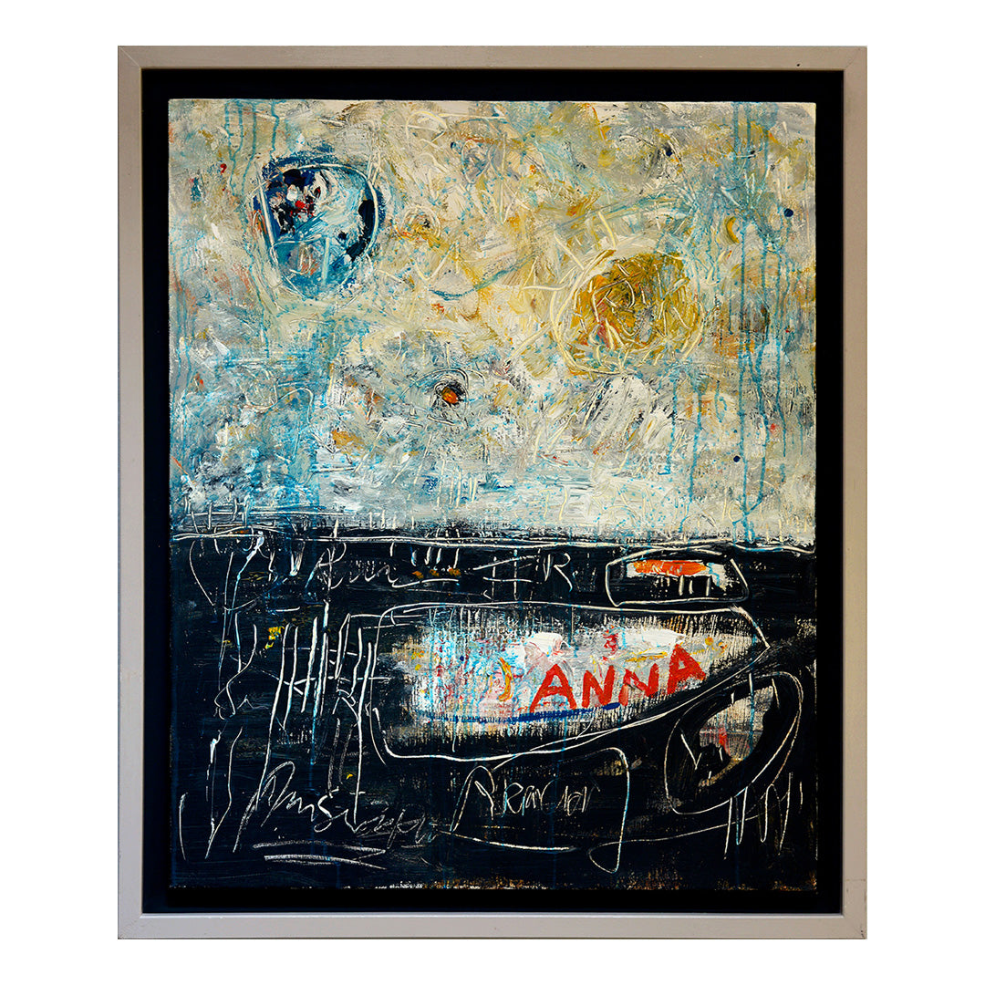 Zi Nicola Esce Lo Stesso - Mixed Media on Canvas