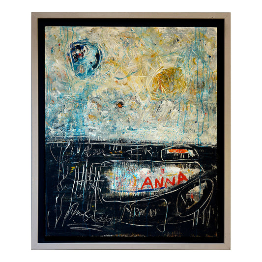 Zi Nicola Esce Lo Stesso - Mixed Media on Canvas