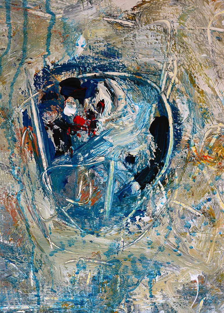 Zi Nicola Esce Lo Stesso - Mixed Media on Canvas