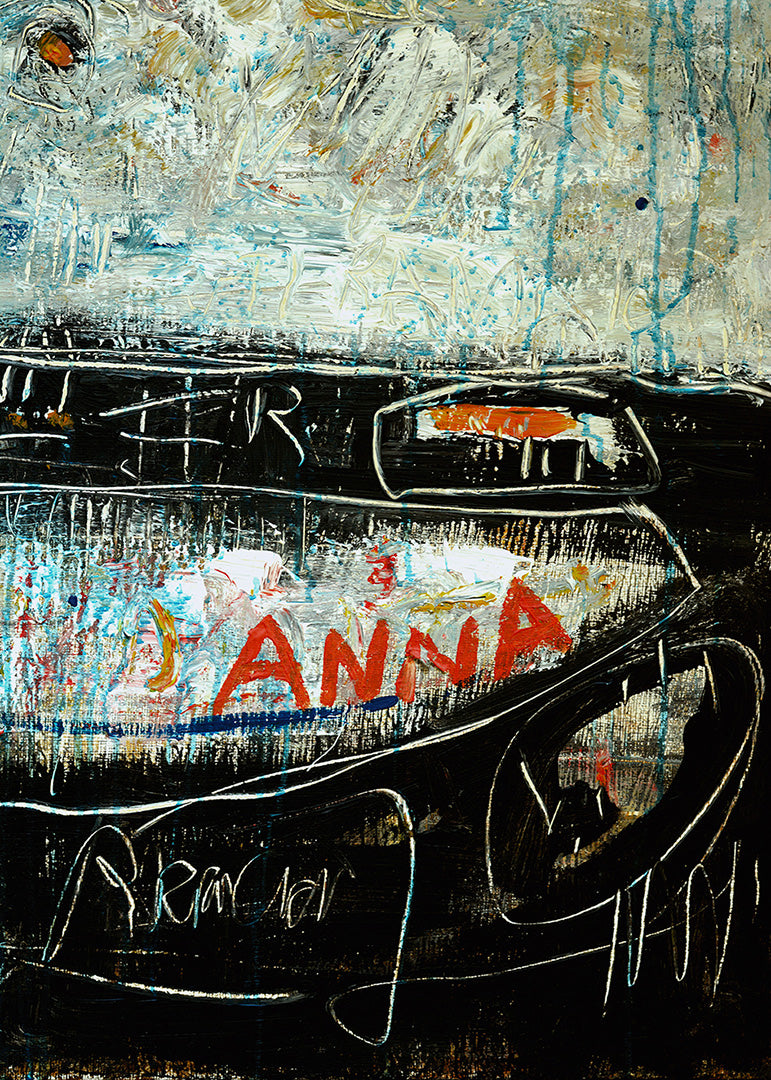 Zi Nicola Esce Lo Stesso - Mixed Media on Canvas