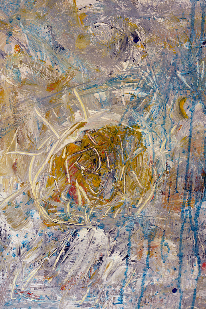 Zi Nicola Esce Lo Stesso - Mixed Media on Canvas